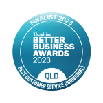 2023 Better Business Awards FInalist Best Customer Service